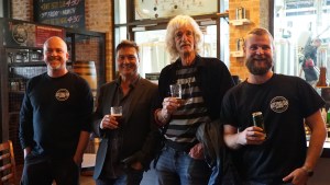 Neal Cameron, Tony Squires, Doug Anderson & David Ward getting down to business.